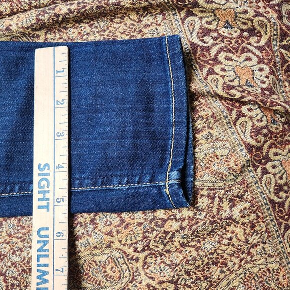 TWO PAIRS 7 For All Mankind High Rise Skinny Fit Jeans Sz27 (size 4) - Picture 8 of 17